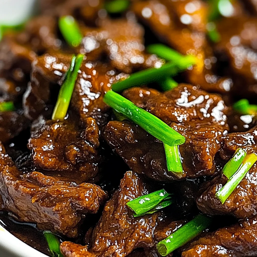 Slow Cooker Mongolian Beef