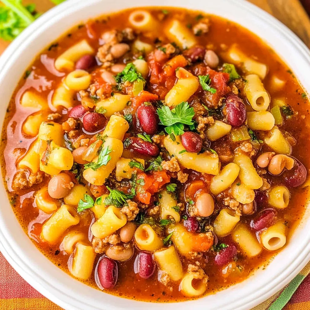Slow Cooker Pasta E Fagioli Recipe