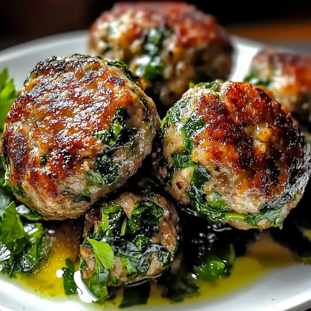 Spinach Garlic Meatballs Recipe Everyone Will Love