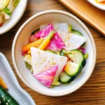 Asazuke (Japanese Lightly Pickled Vegetables)