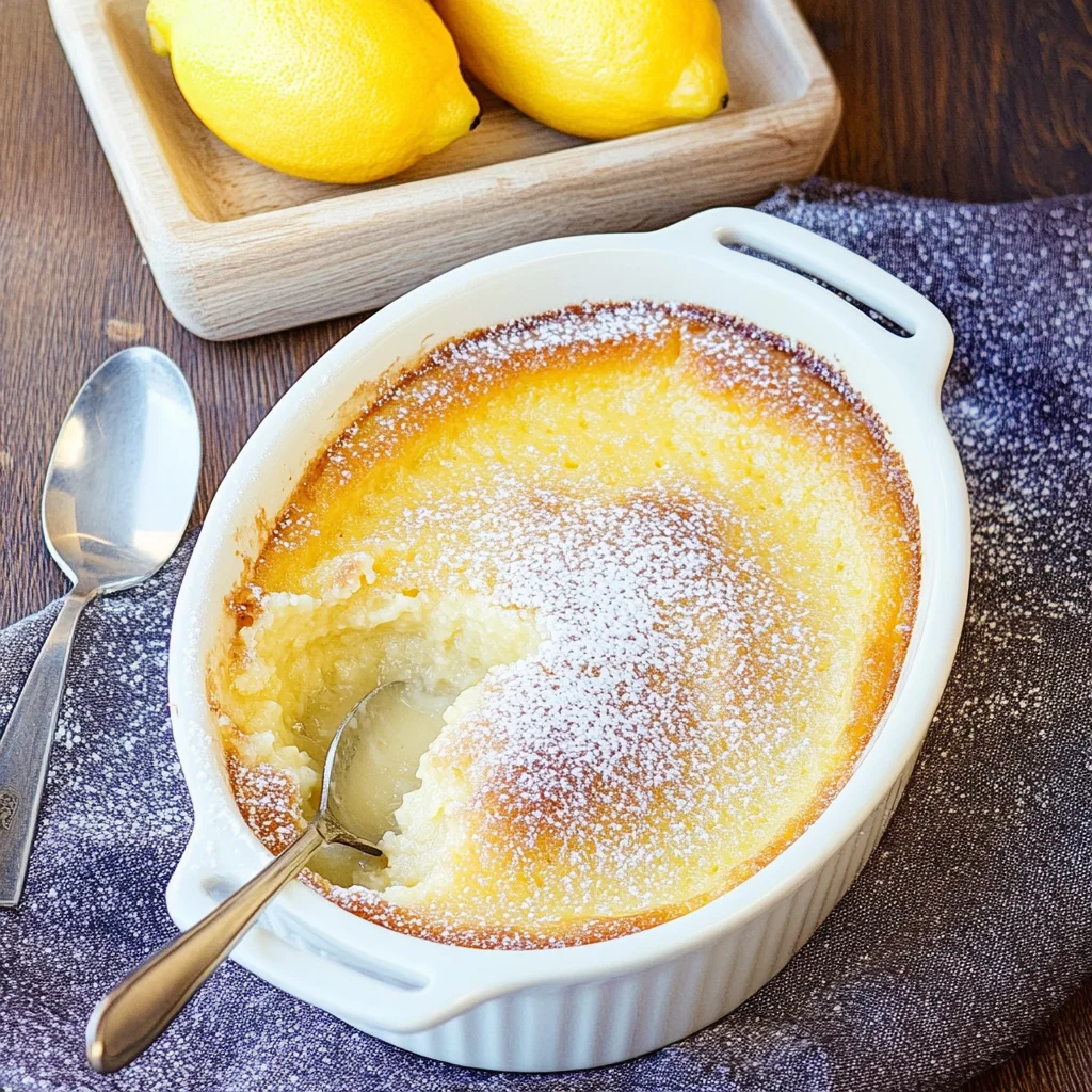 Baked Lemon Pudding