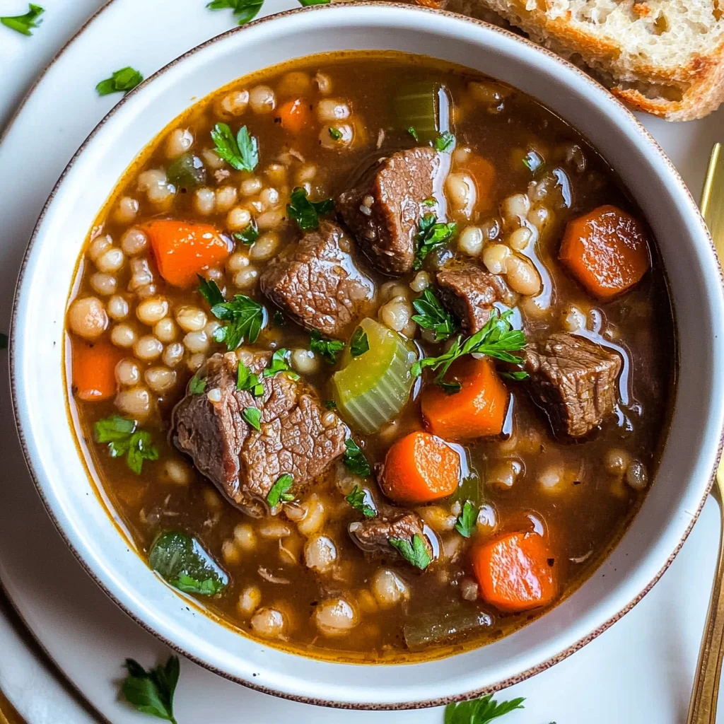 Beef Barley Soup