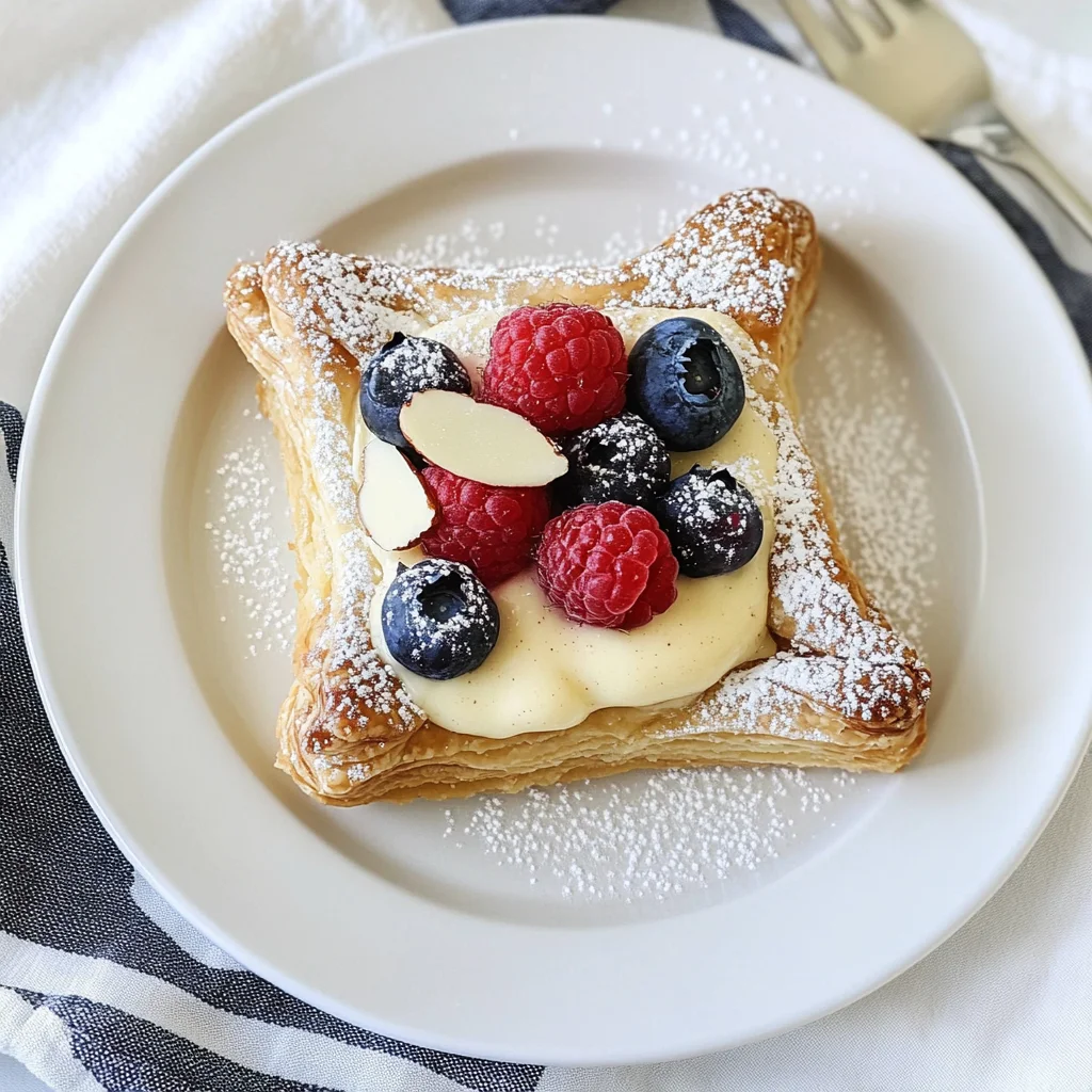 Berry Custard Pastry with Italian Crema Pasticcera