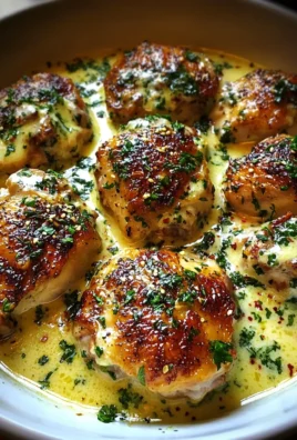 Bobby Flay Chicken Thighs with Creamy Garlic Sauce