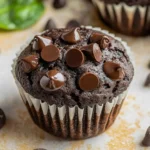 Chocolate Spinach Muffins