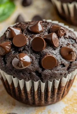 Chocolate Spinach Muffins