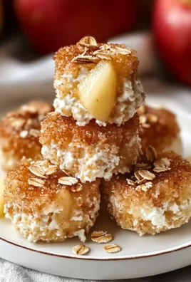 Cinnamon Apple Cottage Cheese Bites