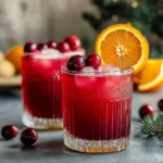 Cranberry and Orange Juice Mocktail