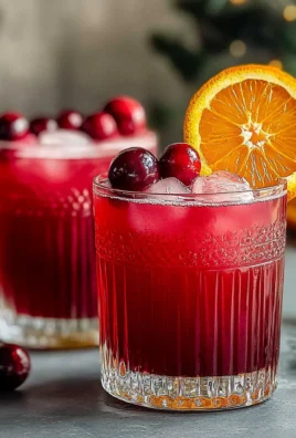 Cranberry and Orange Juice Mocktail