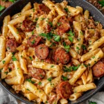 Creamy Cajun Sausage Pasta