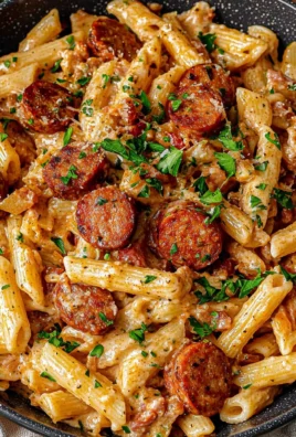 Creamy Cajun Sausage Pasta
