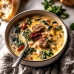 Creamy Tuscan White Bean Lemon Soup