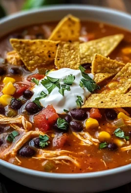 Crockpot Chicken Tortilla Soup