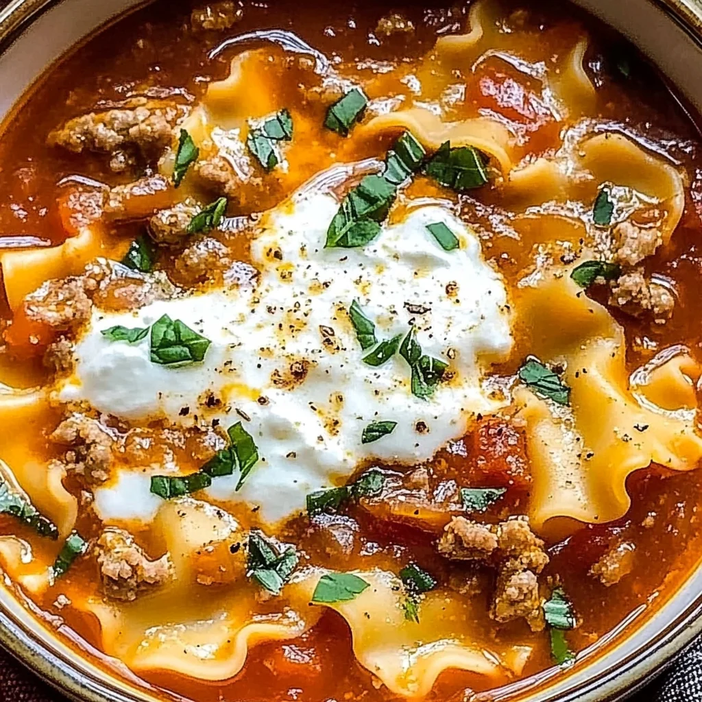 Delicious & Hearty Lasagna Soup Recipe - Perfect for Fall Dinner!
