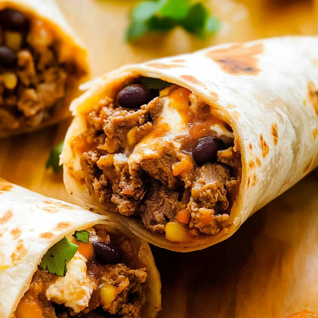 Easy Beef Burritos {30 Minute Recipe}