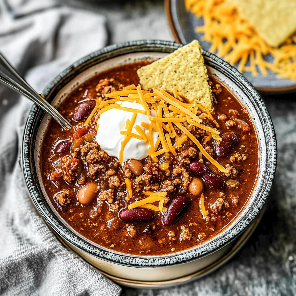 Easy Homemade Chili