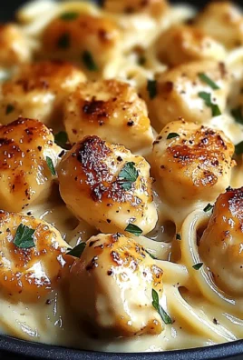 Garlic Butter Chicken Bites with Creamy Parmesan Pasta: An Incredible 7-Step Recipe