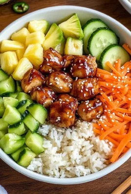 Hawaiian Chicken Poke Bowl