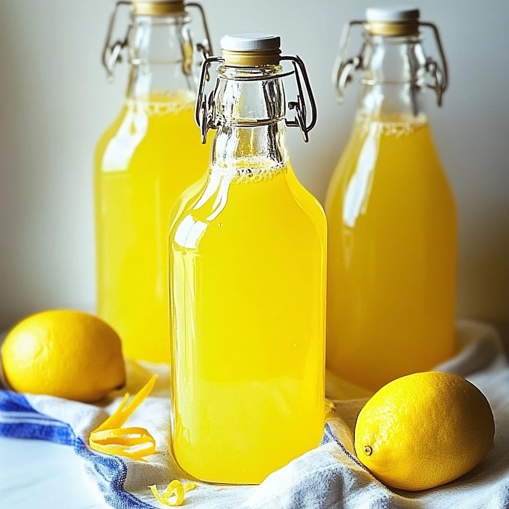 Homemade Limoncello: Authentic Italian Lemon Liqueur Recipe