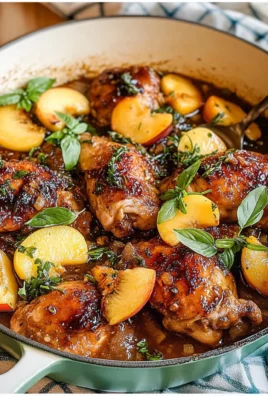 Honey Butter Peach Chicken