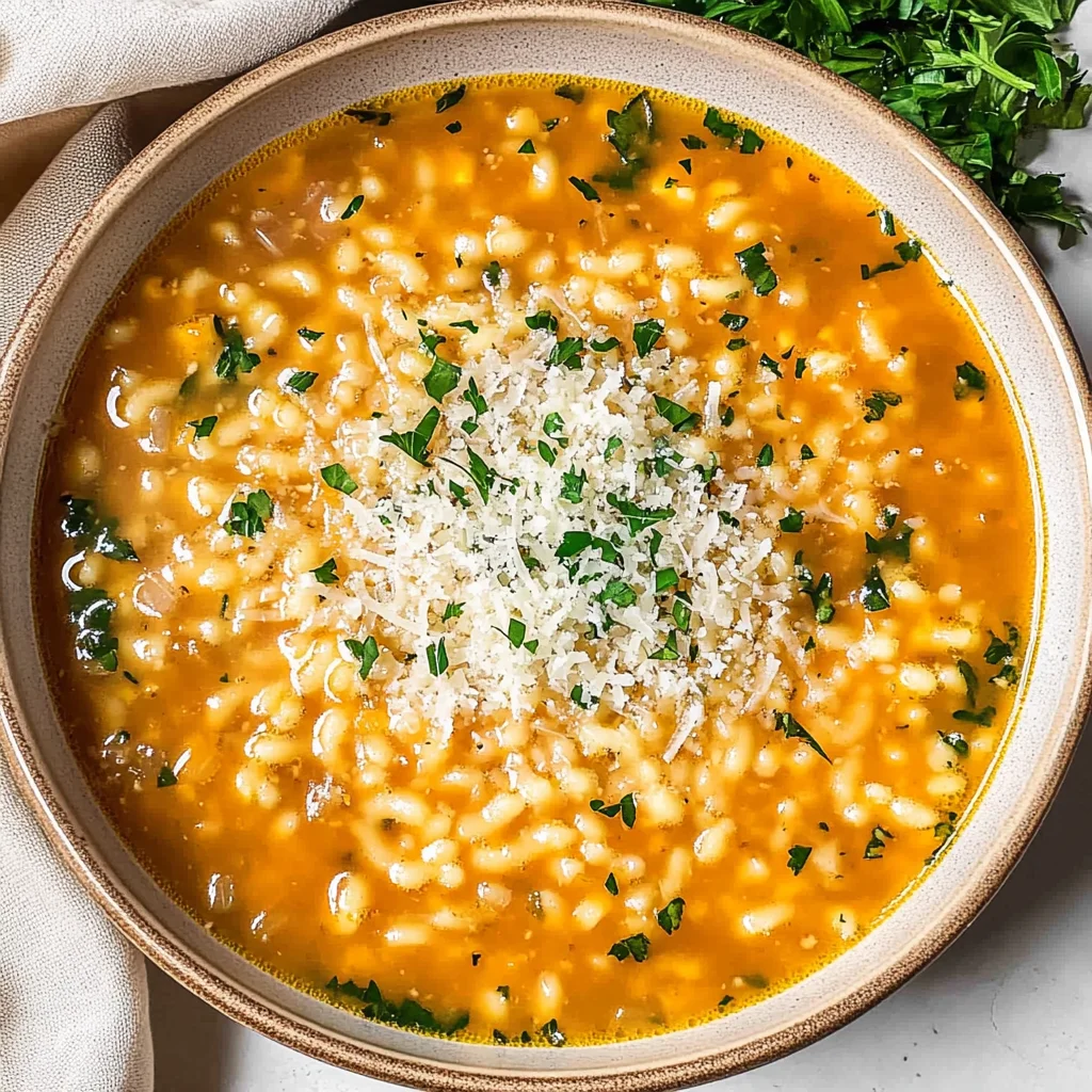 Italian Pastina Soup (Simple Vegetable Soup in 25 Minutes)