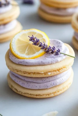 Lemon Lavender Sandwich Cookies Recipe
