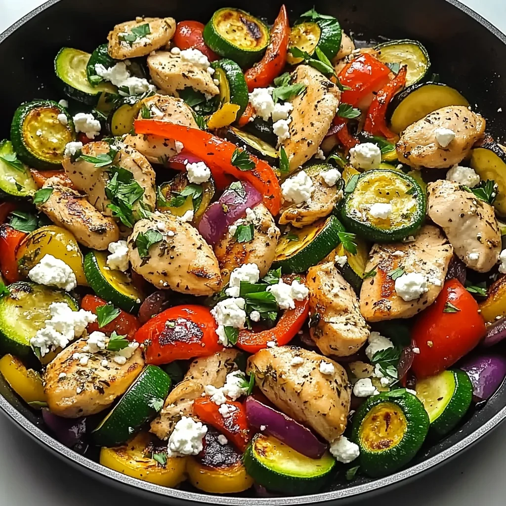 Mediterranean Chicken Stir Fry: Fresh, Quick & Flavorful Delight