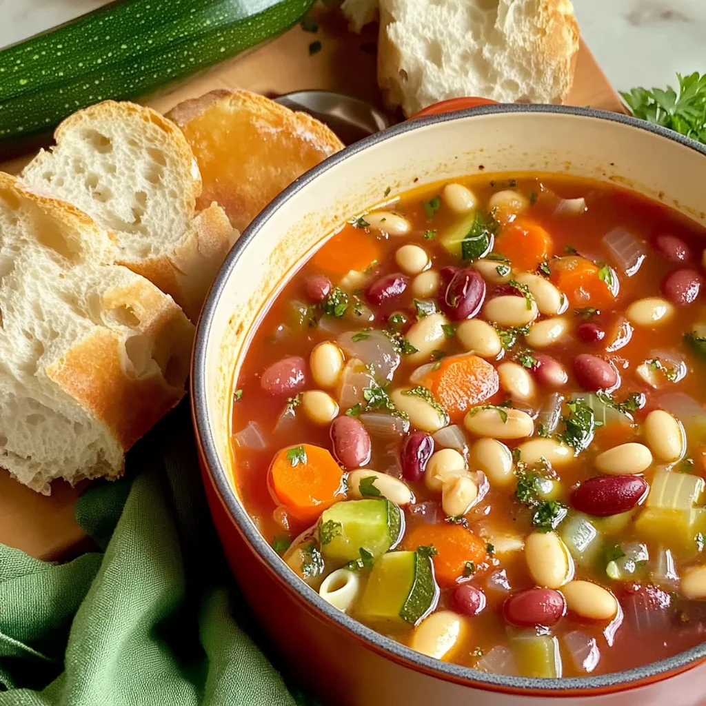 Minestrone Soup (Olive Garden Copycat) Recipe