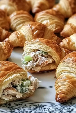 Mini Chicken Salad Croissant Sandwiches