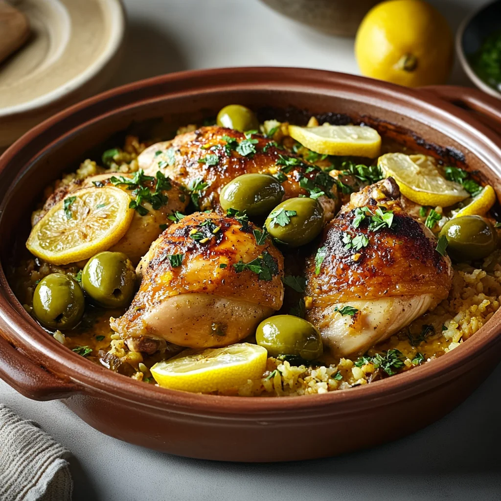 Moroccan Chicken Tajine (Tagine)