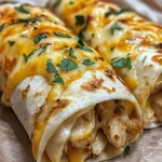 Ooey-Gooey Cheesy Garlic Chicken Wraps You’ll Love!