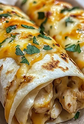 Ooey-Gooey Cheesy Garlic Chicken Wraps You’ll Love!