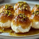 Ricotta Pistachio Honey Bites