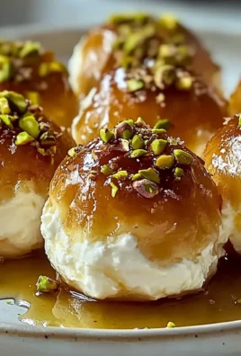 Ricotta Pistachio Honey Bites