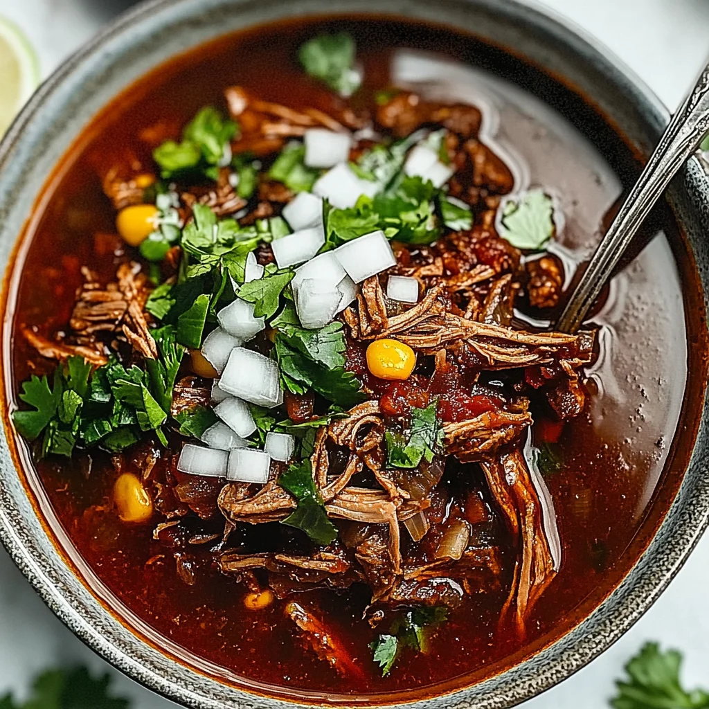 Savory Mexican Birria Crockpot Recipe Easy Delicious