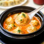 Soup Dumplings in Creamy Gochujang Sauce