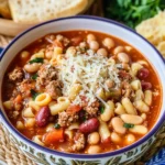 Spicy Italian Sausage Pasta e Fagioli