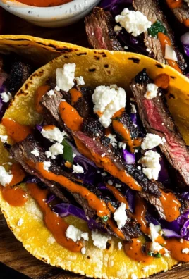 Steak Tacos with Chipotle Sauce & Roasted Cabbage Slaw