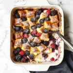 Sweet Breakfast Casserole (with Croissants)