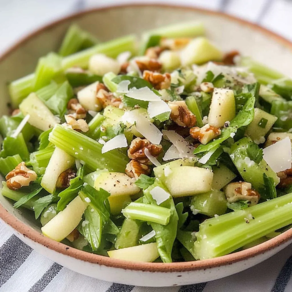 Anti-Inflammatory Celery, Apple and Walnut Salad