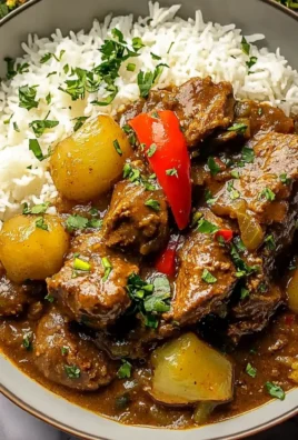 Caribbean-Style Beef Stew with Rice