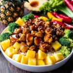 Chicken Teriyaki Pineapple Bowls Recipe