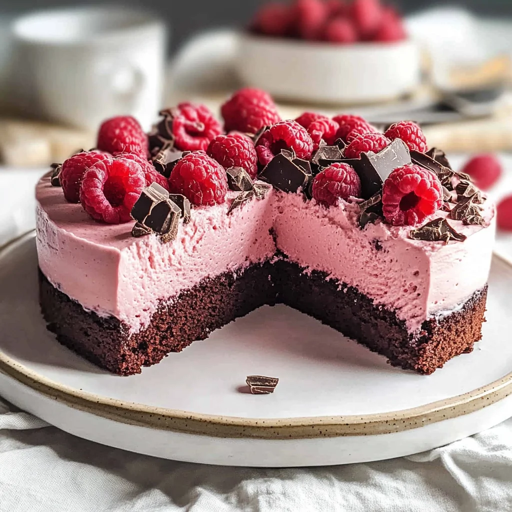 Chocolate Raspberry Mousse Cake Recipe
