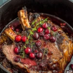 Cranberry Balsamic Roast Beef