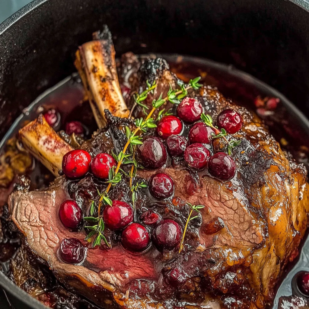 Cranberry Balsamic Roast Beef