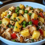 Create a Flavorful Pineapple Chicken Rice in Just 5 Steps!