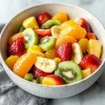 Delicious Easter Fruit Salad with Peach Pie Filling