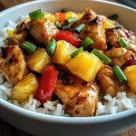 Disgustingly Easy Pineapple Chicken and Rice in 30