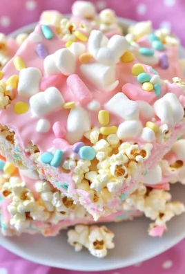 Easter Bunny Marshmallow Popcorn Bars