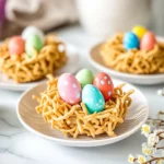 Easter Egg Peanut Butter Haystacks